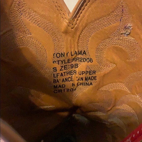 Tony Lama Women’s Boots 9B - Picture 7 of 7